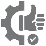Mechanical efficiency symbol